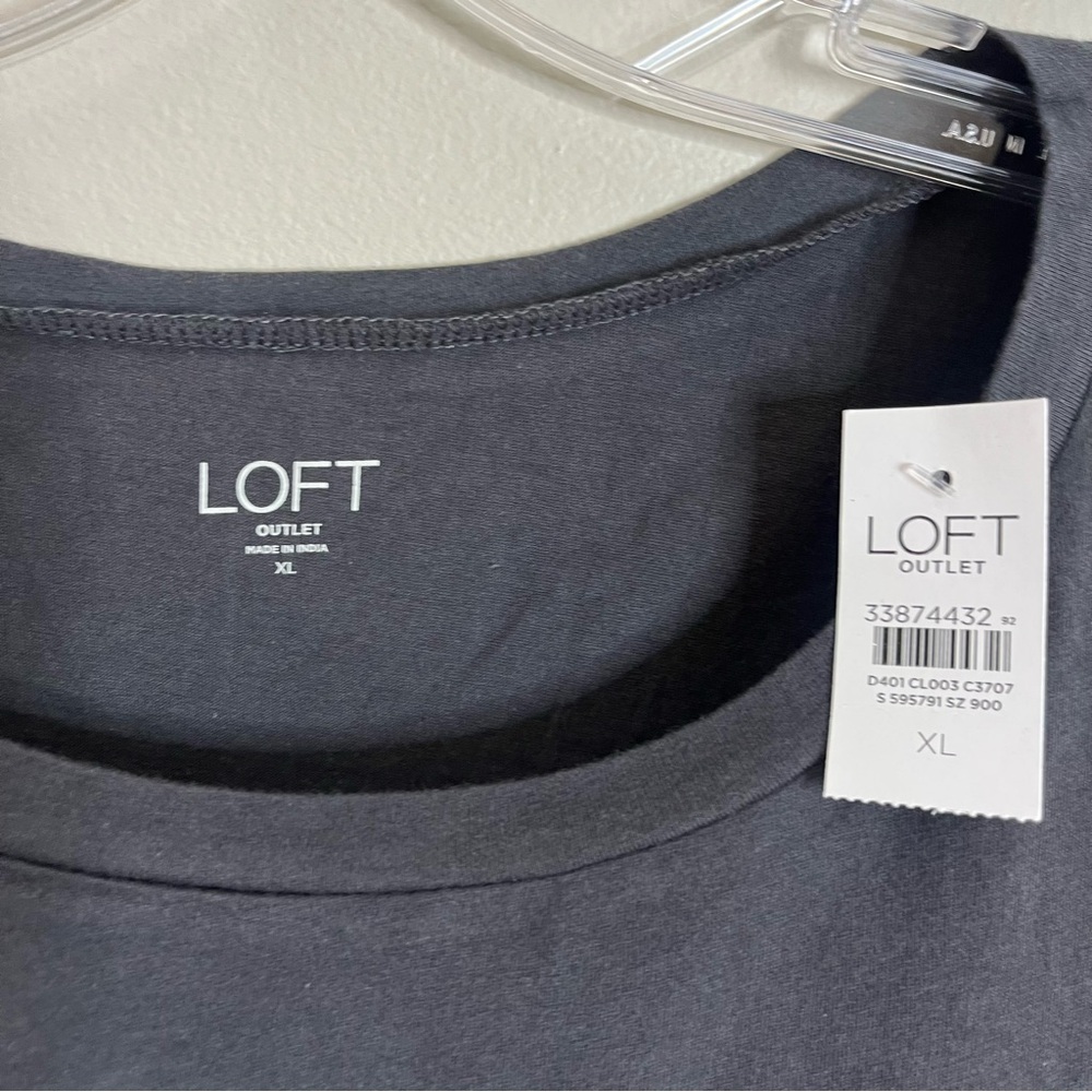 LOFT NEW Size XL Stripe Long Sleeve T-Shirt Tee - Picture 5 of 6